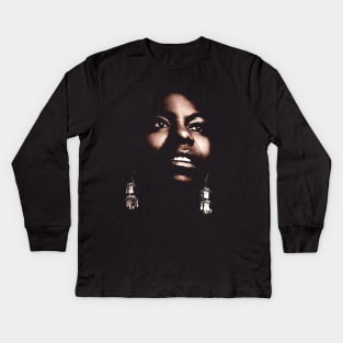 Nina Simone Kids Long Sleeve T-Shirt